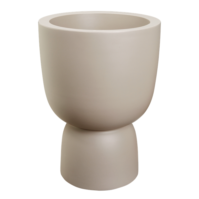 amber coupe round 41cm greige